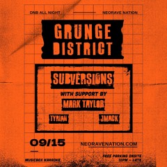 JMACK - Grunge District @ Musicbox for Neorave Nation (LIVE 9/15/23)