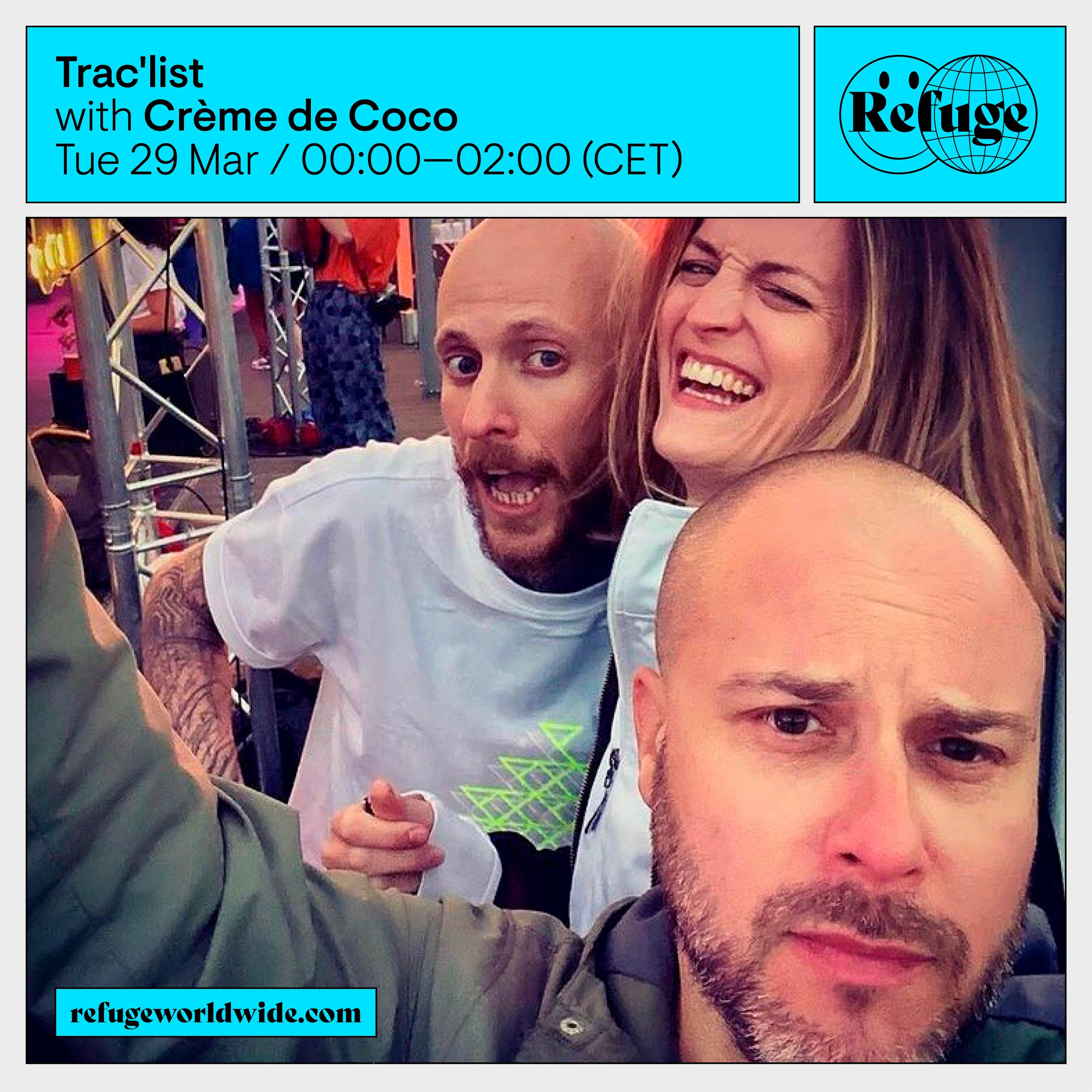 Crème De Coco - Trac'list x Refuge Worldwide episode artwork