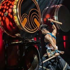 Japan drummer Takuya Taniguchi at the TAIKO Concert Nights 2022 - O-Daiko drum