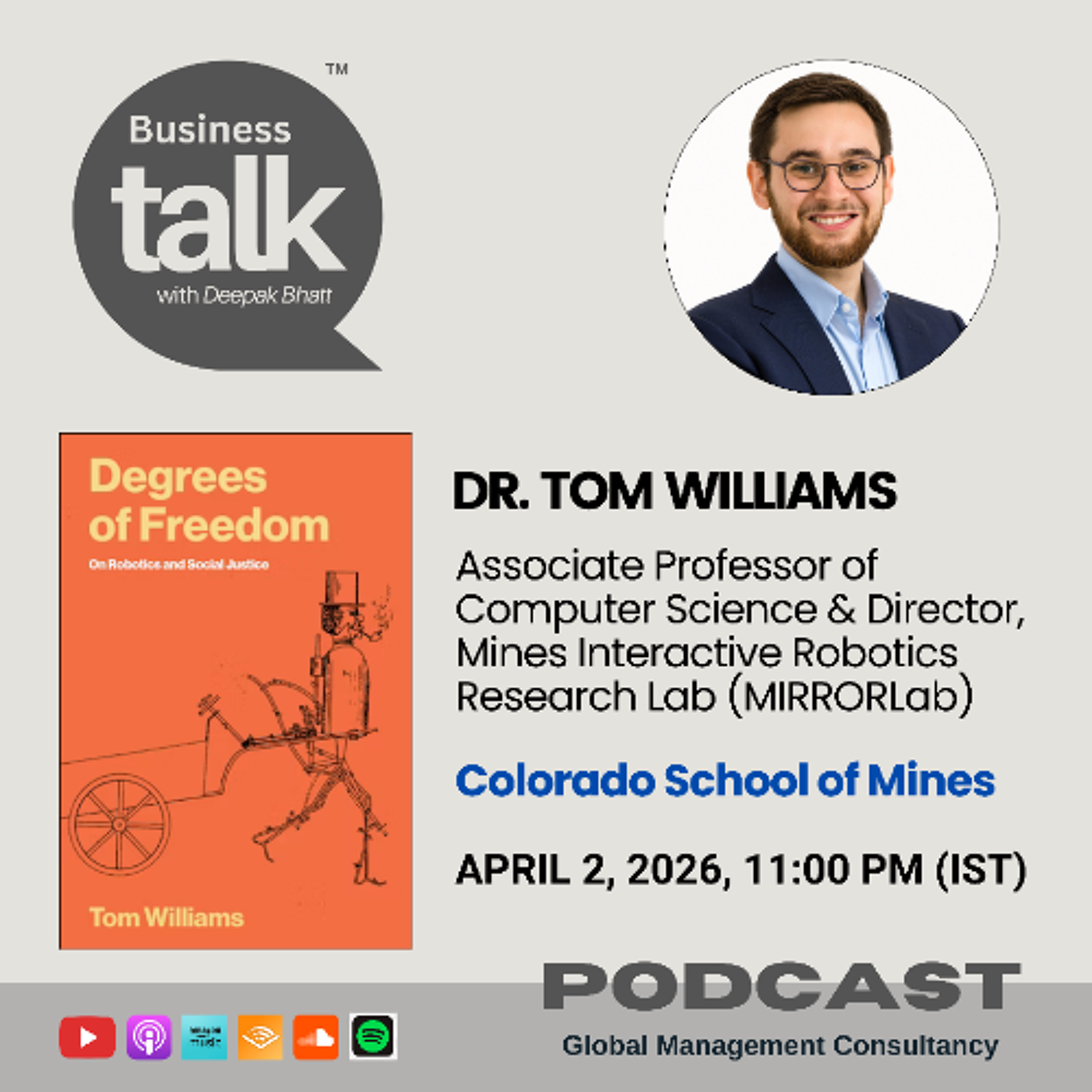 Can Robots Be Fair? Dr. Tom Williams on Social Justice episode artwork