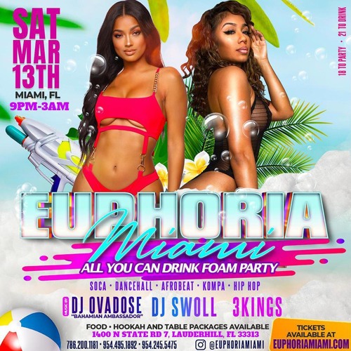 EUPHORIA MIAMI  LIVE AUDIO 3.13.21 @OVADOSE