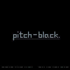 pitch-black