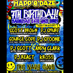 KR055 @ Happedaze 7th Birthday Party 24.07.21 (The Navy Club) Sunderland