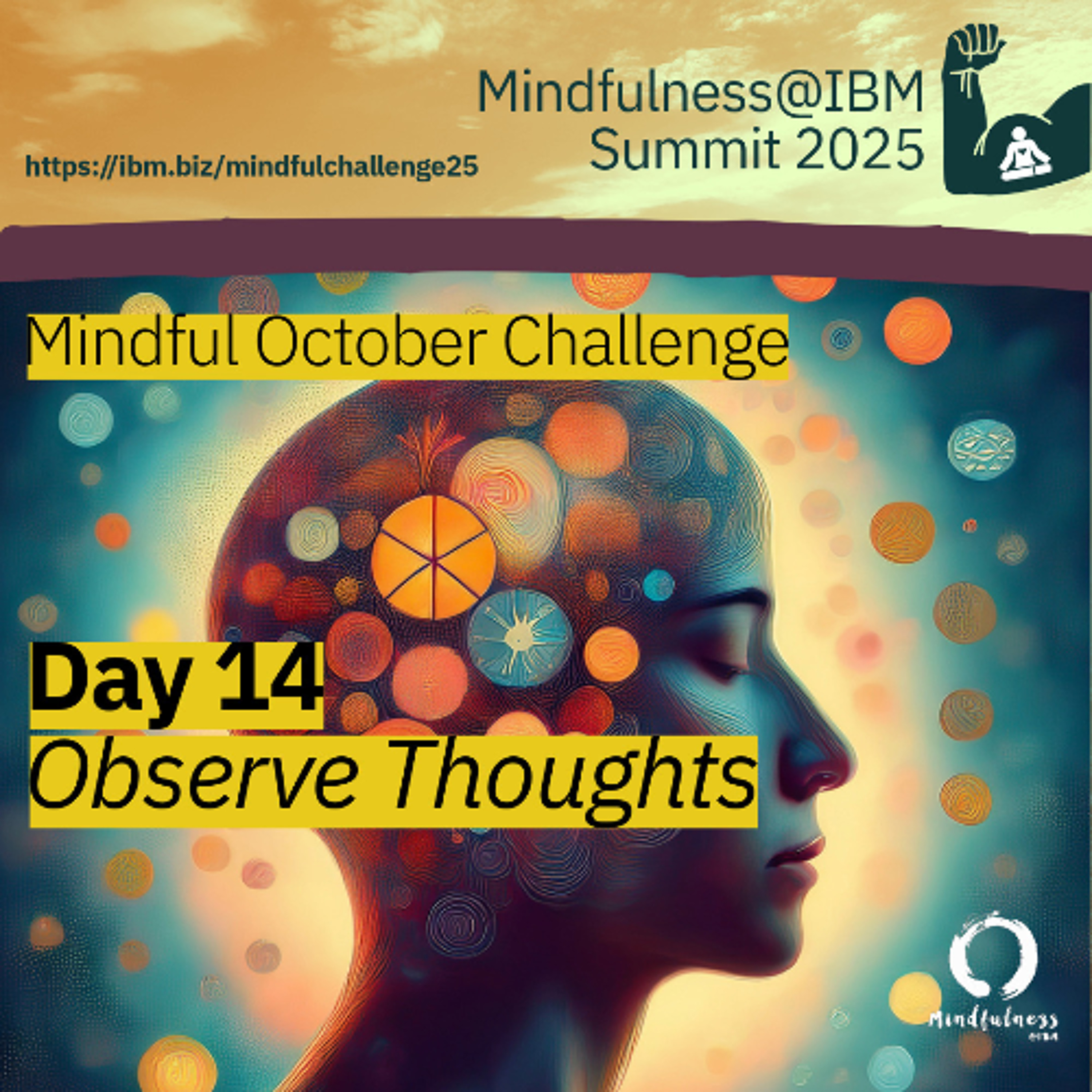 October Challenge 25 - Day 14 – Watching the Mind: A Thought Observation Practice episode artwork