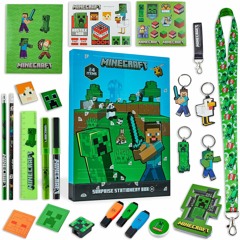 Minecraft Advent Calendar 2023 for Kids and Teenagers, Stationery, Notebooks, Stickers, Badges Advent Calendars for Kids (Green) sur VK - zB8RF979OK