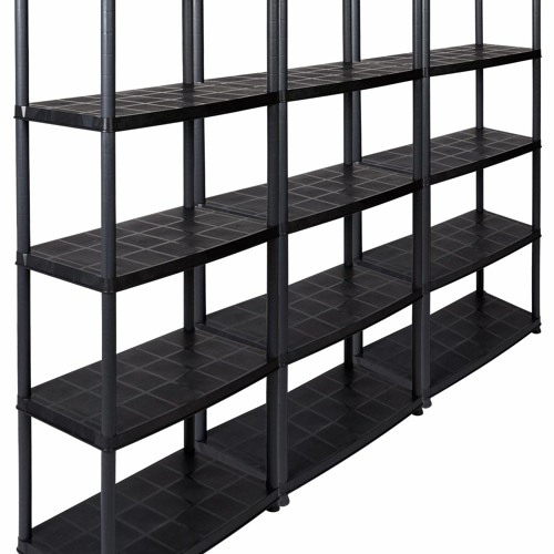 Stream unboxing Kreher 3 x Plastic Shelving Basement Shelving Unit