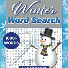 get [❤ PDF ⚡]  Winter Word Search Large Print: Winter Themed Word Find