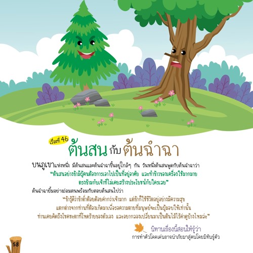 046 ต้นสนกับต้นฉำฉา