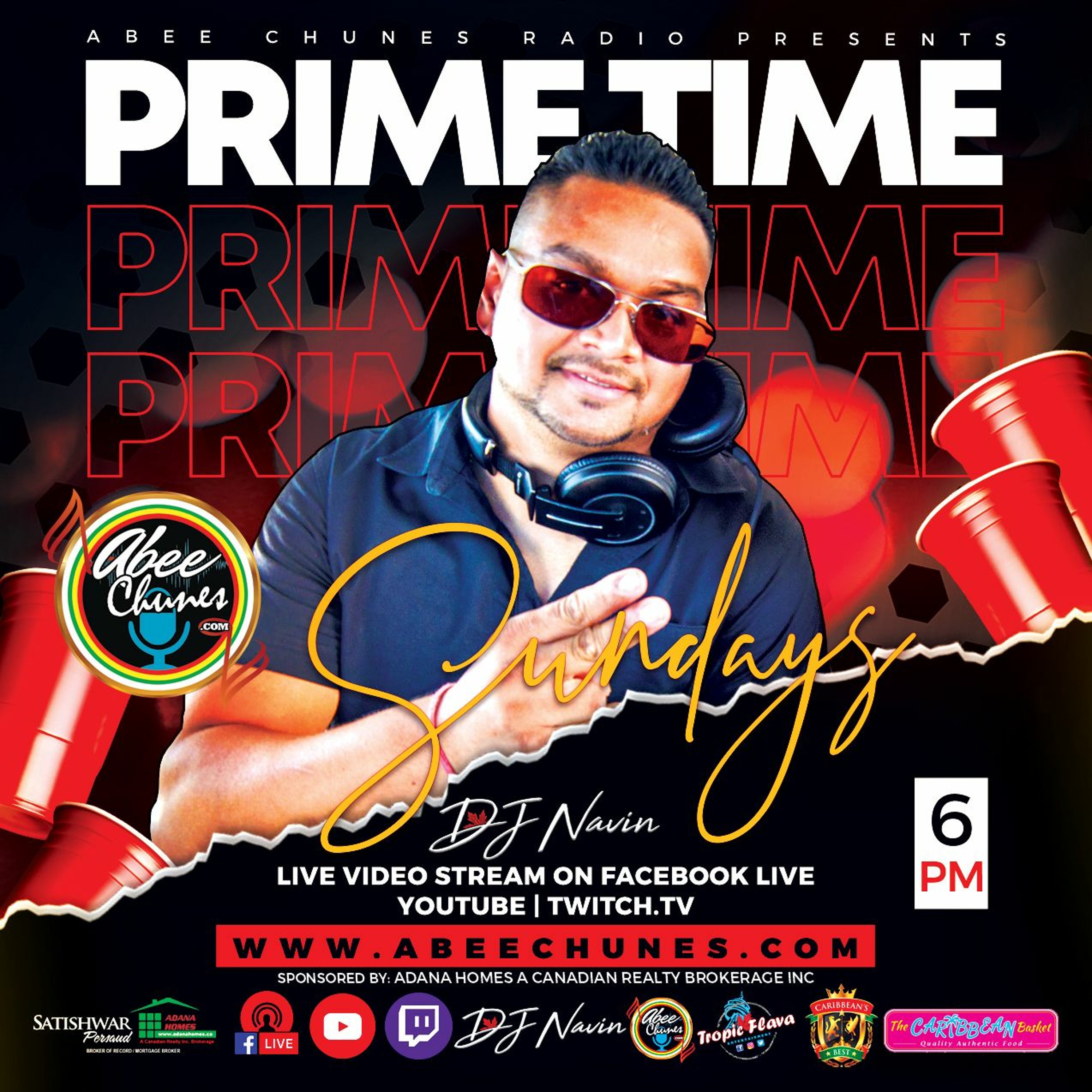 Prime Time Sundays | Valentines Day Special | Abee Chunes Radio 02.14.21 | DJ Navin episode artwork