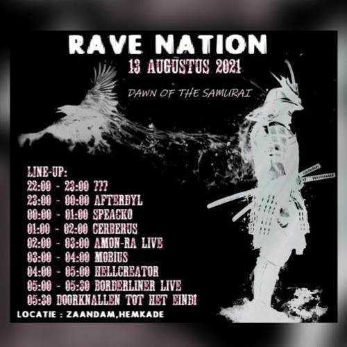 Live Set Hellcreator Dawn Of The Samurai Zaandam 13 Augustus
