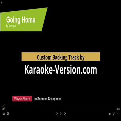 Here's a tune I've been working on for a while... "Going Home" by Kenny G.  I'm no Kenny G, but I th...
