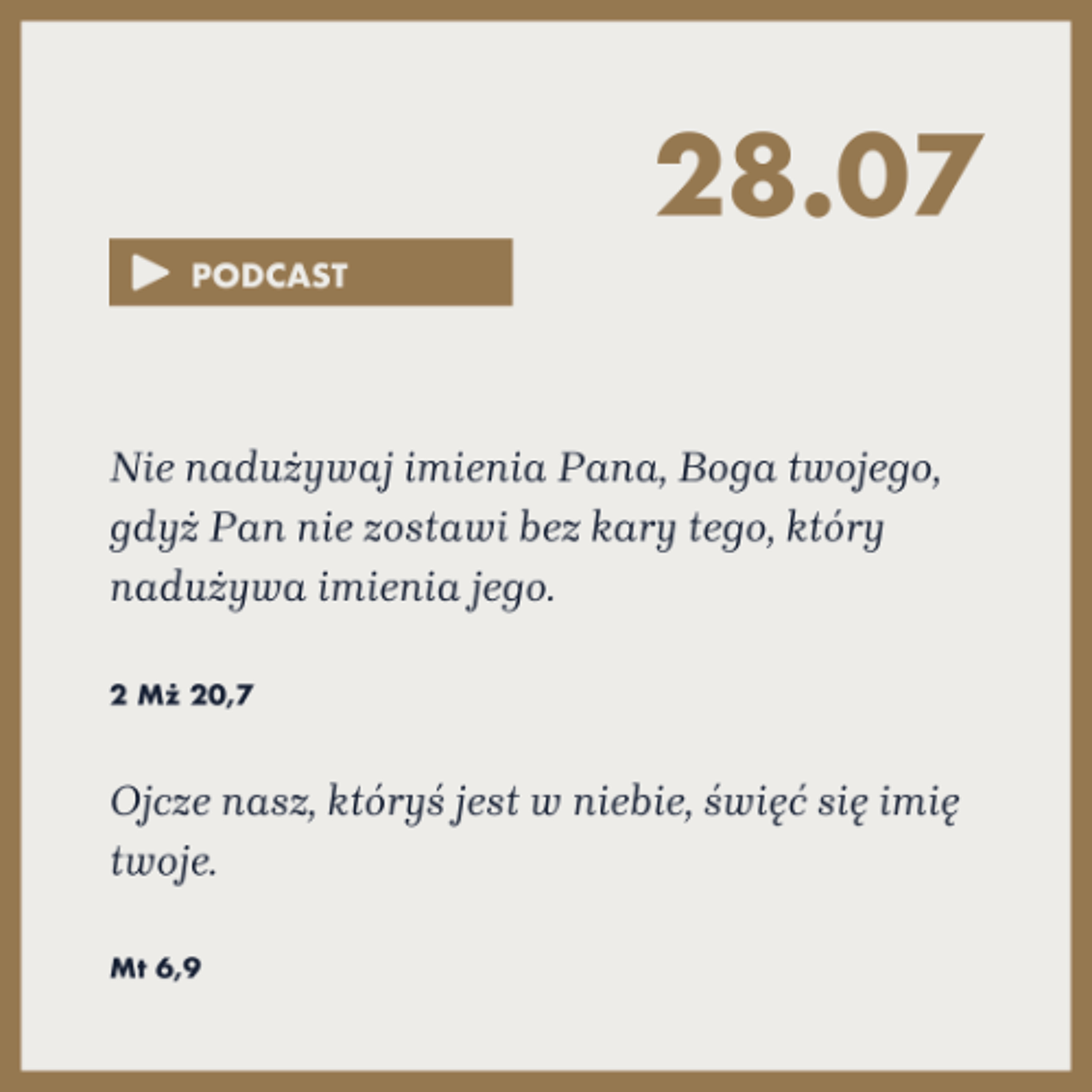 Poranek ze Słowem na 28 lipca 2025 episode artwork