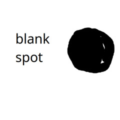 Blank spot