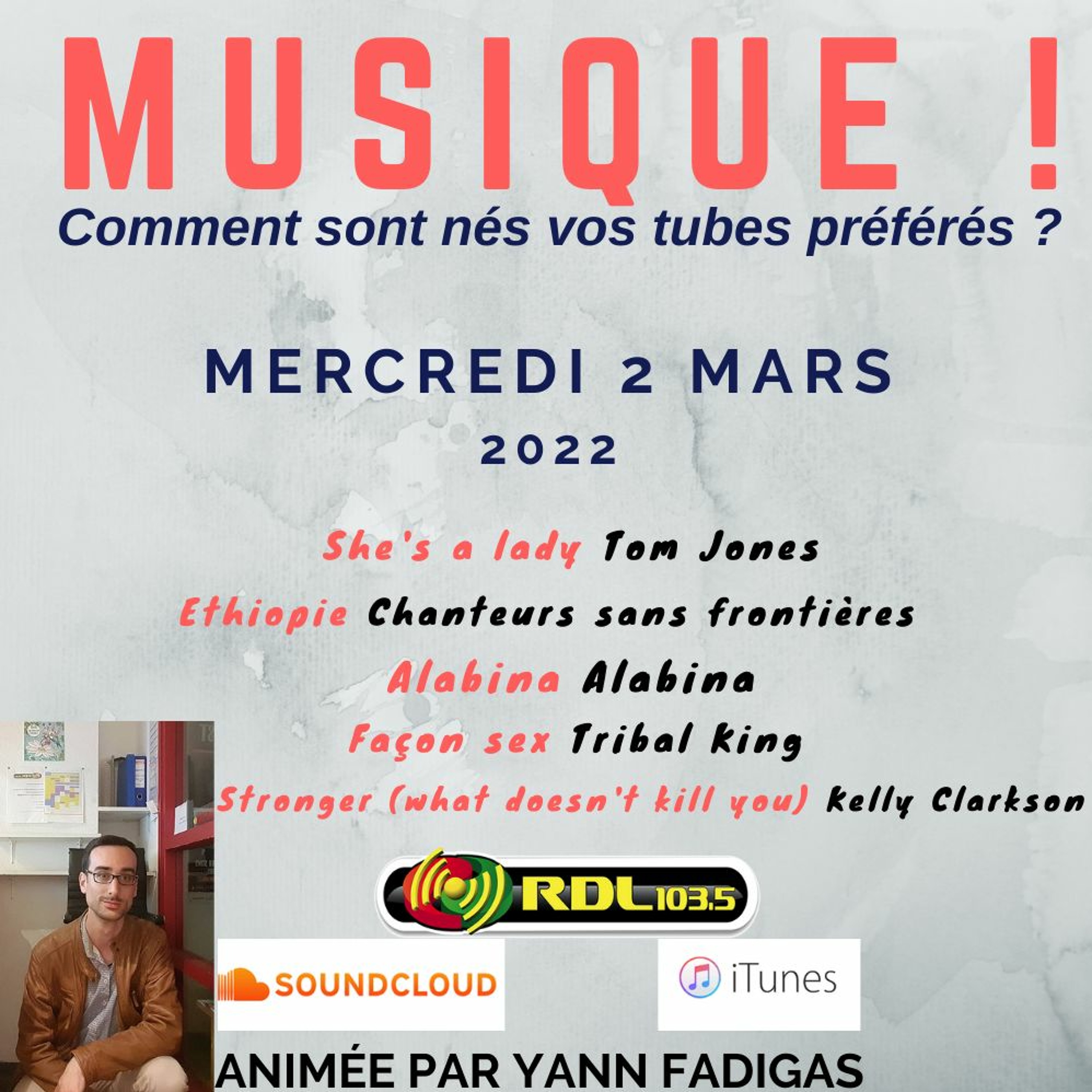 MUSIQUE ! 129 - 02 03 22 - Les Enfoirés / "Ethiopie" (Chanteurs sans frontières) / "Alabina" episode artwork