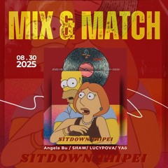 YAö - Mix & Match ＠Sitdown Taipei | 08.30.2025