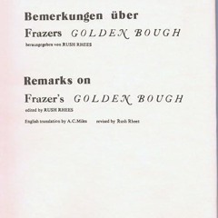 Epub✔ Remarks on Frazer's Golden bough