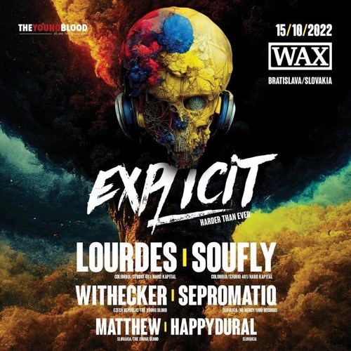 Hardtechno Schranz 15/10/2022 Explicit Harder Than Ever Club Wax Bratislava Slovakia