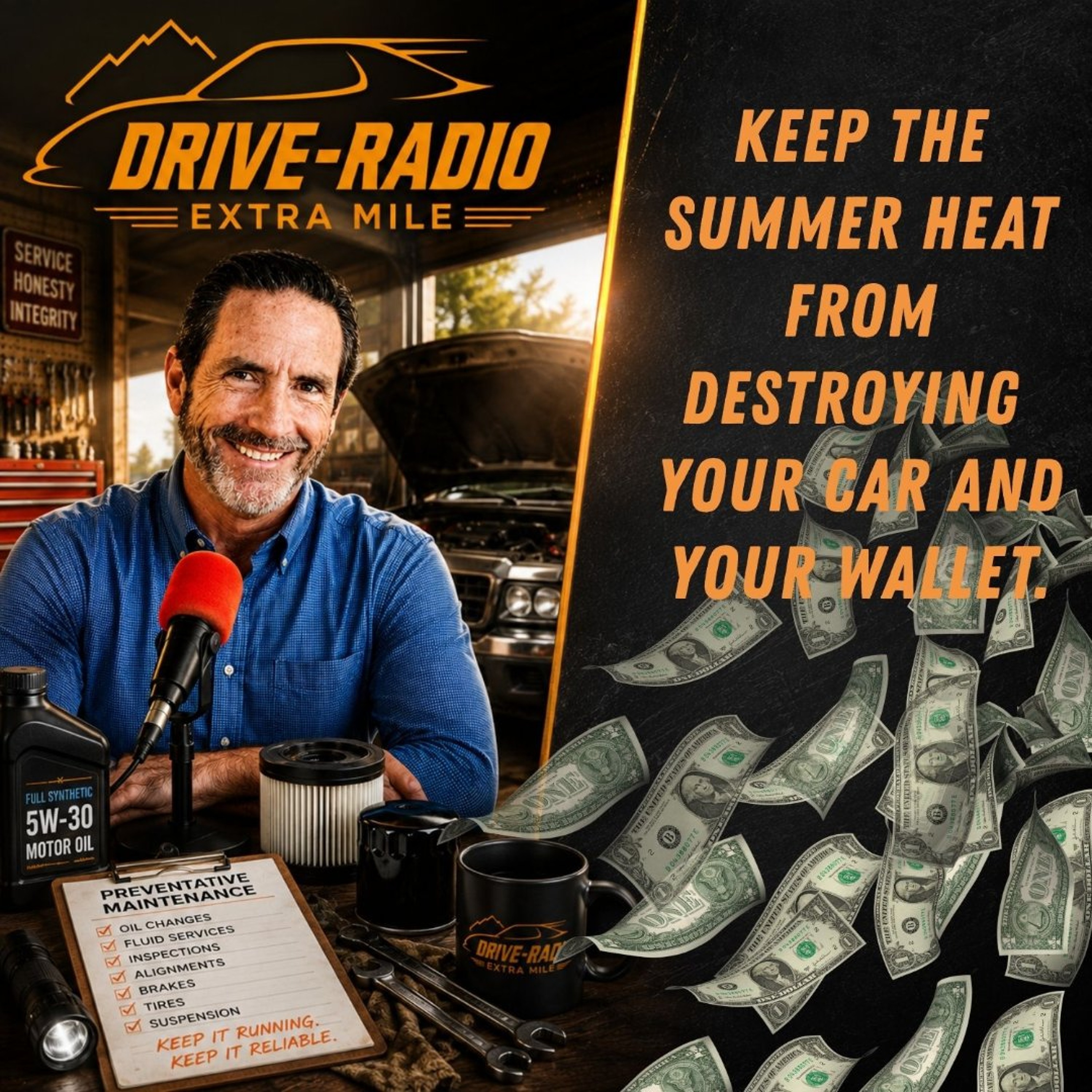 - THE EXTRA MILE: Keep the Summer Heat from Destroying Your Car and Your Wallet.  (7-25-26) episode artwork