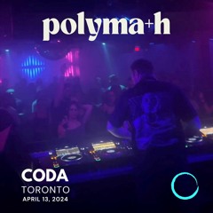 polyma+h | Live @ CODA x No Neon | Alex Stein (Drumcode) Opening Set | 13.4.24