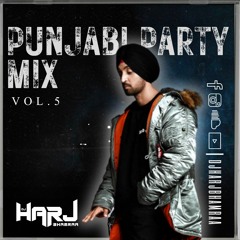 PUNJABI NONSTOP PARTY MIX VOL.5 | Punjabi Mashup | DJ Harj Bhamraa