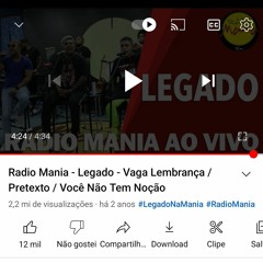 Radio Mania - Legado - Vaga Lembrança _ Pretexto _ Você Não Tem Noção (128 kbps).mp