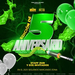 Cumbias Bailables Mix 2025  By Dj Alex Productions Aniversario #5 Zona Music Records Poder Latino