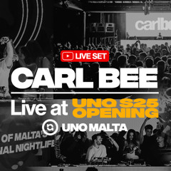 CARL BEE Live at The UNO Summer Opening 2025 - supporting Carlita & Rivo