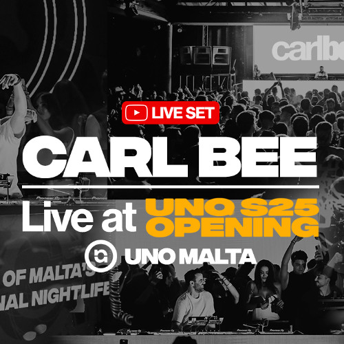 CARL BEE Live at The UNO Summer Opening 2025 - supporting Carlita & Rivo