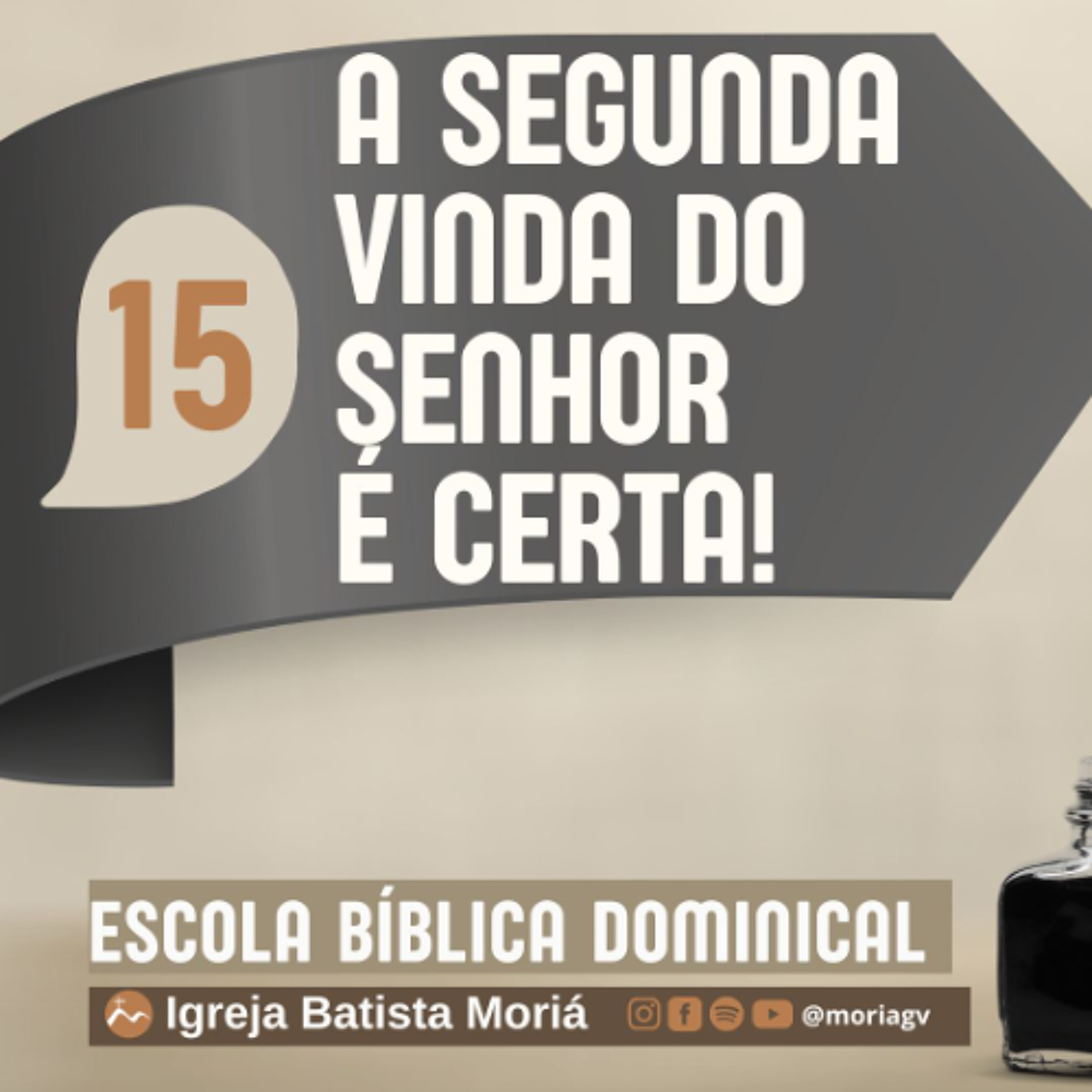 A segunda vinda do Senhor é certa! - Pr. Harley Apolônio - Escola Bíblica Dominical [15.02.2026]