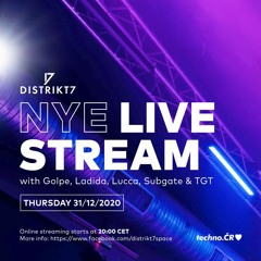 Subgate@NYE_Live Stream Distrikt7 Prague_31.12.2020