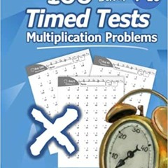 Read Pdf Humble Math - 100 Days Of Timed Tests: Multiplication: Grades 3-5 Math Drills Digits 0-12
