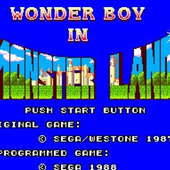 Wonder Boy series - The Last Dungeon [Mega Man & Bass GBA-style cover]