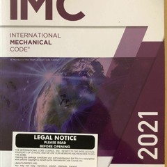 Download 2021 International Mechanical Code (International Code Council