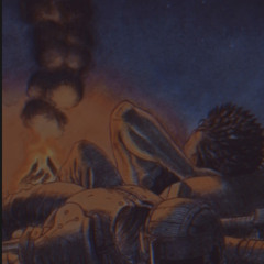 Guts Dreaming by a Campfire