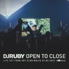DJ Ruby Open To Close Live at Sky Club Malta 23.03.24