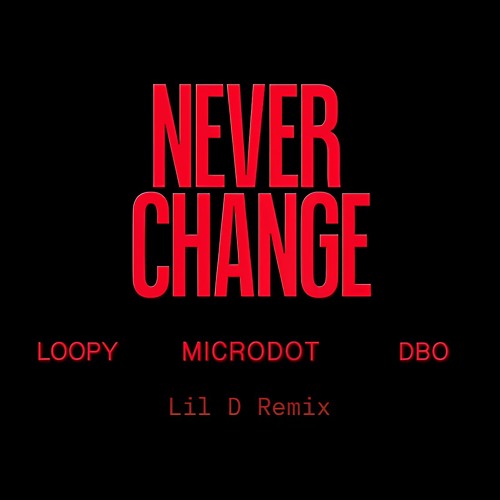 Microdot - Never Change feat. Loopy,Dbo (Lil D Remix)