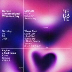 VÉNUS CLUB TAKES OVER RENATE BERLIN