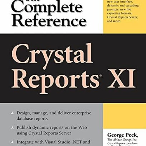 Download pdf Crystal Reports XI: The Complete Reference (Osborne Complete Reference Series) by  Geor