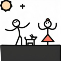 Stick Figures In Paradise