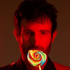 Rob Swire snacks on a lollipop