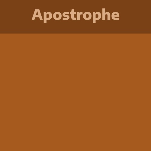 apostrophe