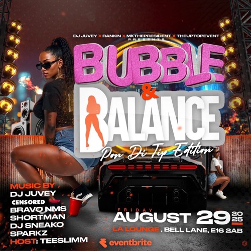 BUBBLE AND BALANCE LIVE AUDIO | HOSTED BY SPARKZ