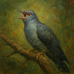 Auf einem Baum ein Kuckuck saß