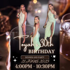Toyah’s 30th Birthday Party pt1