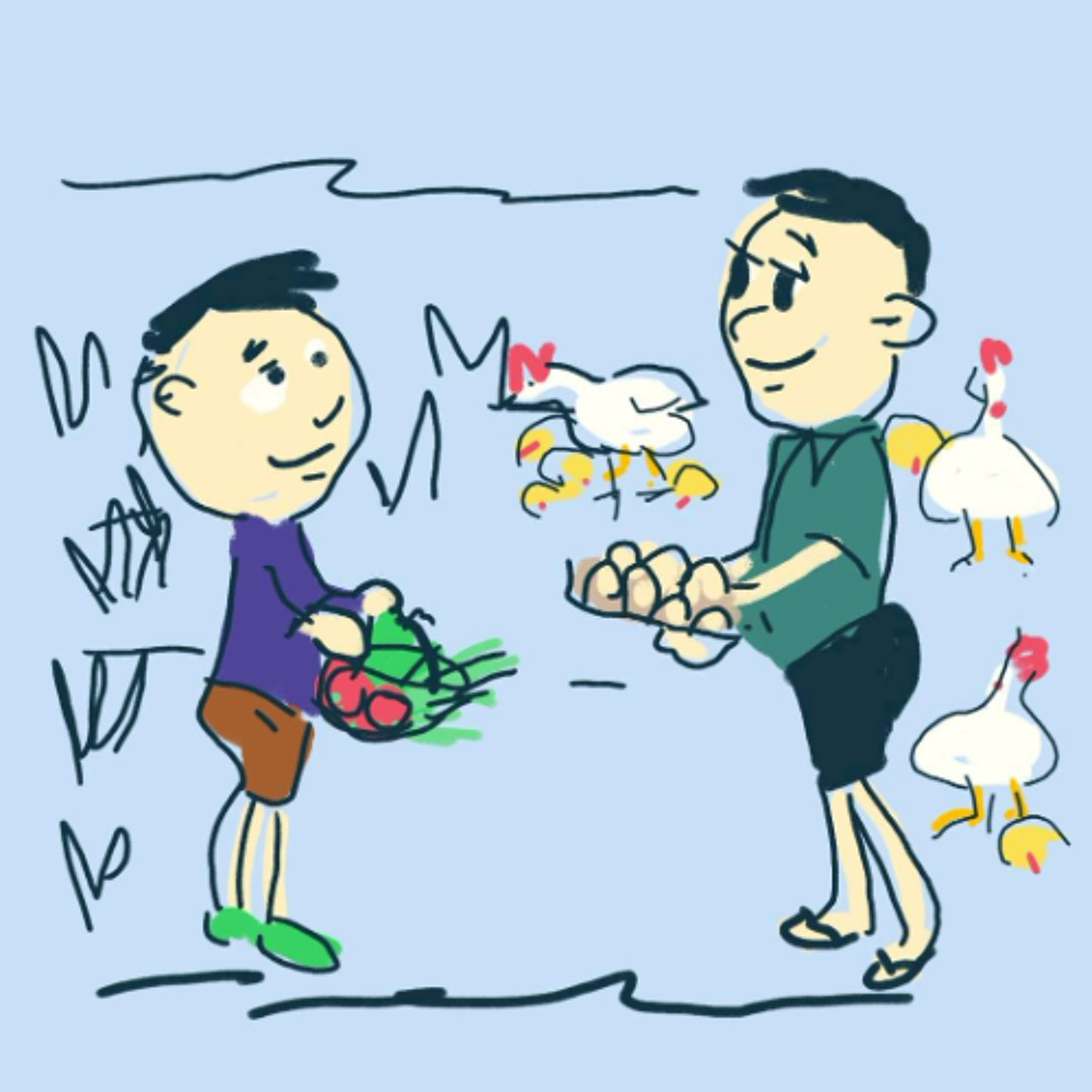 นิทานยิ้มแย้มแก้มใส (EP 391 นิทานชุด คุณบิ้มกับคุณจิ๋ว ตอน คุณจิ๋วปลูกผักคุณเบิ้มทำอะไรนะ) episode artwork
