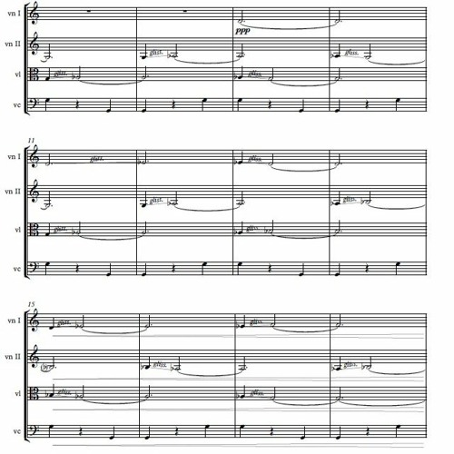 Pawel Strzelecki: 3. Slowly [String Quartet No. 6 (2020)].
