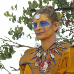 Shamanic ceremony to connect with mother earth through the elements