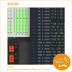 Salon Vert: Hannah Wirnsperger doing Live Coding (18.03.2024)