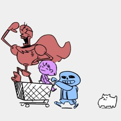 sans and papyrus with friends