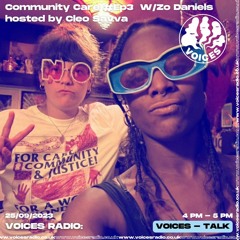 Community Care w/ Cleo Savva feat. Zo Daniels - 25/09/23 - Voices Radio